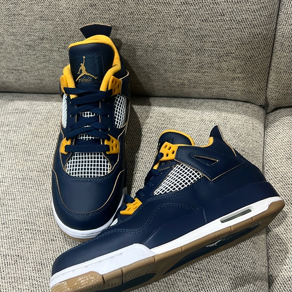 Air Jordan 4 Retro BG 6 Y mid/nvy/gold
